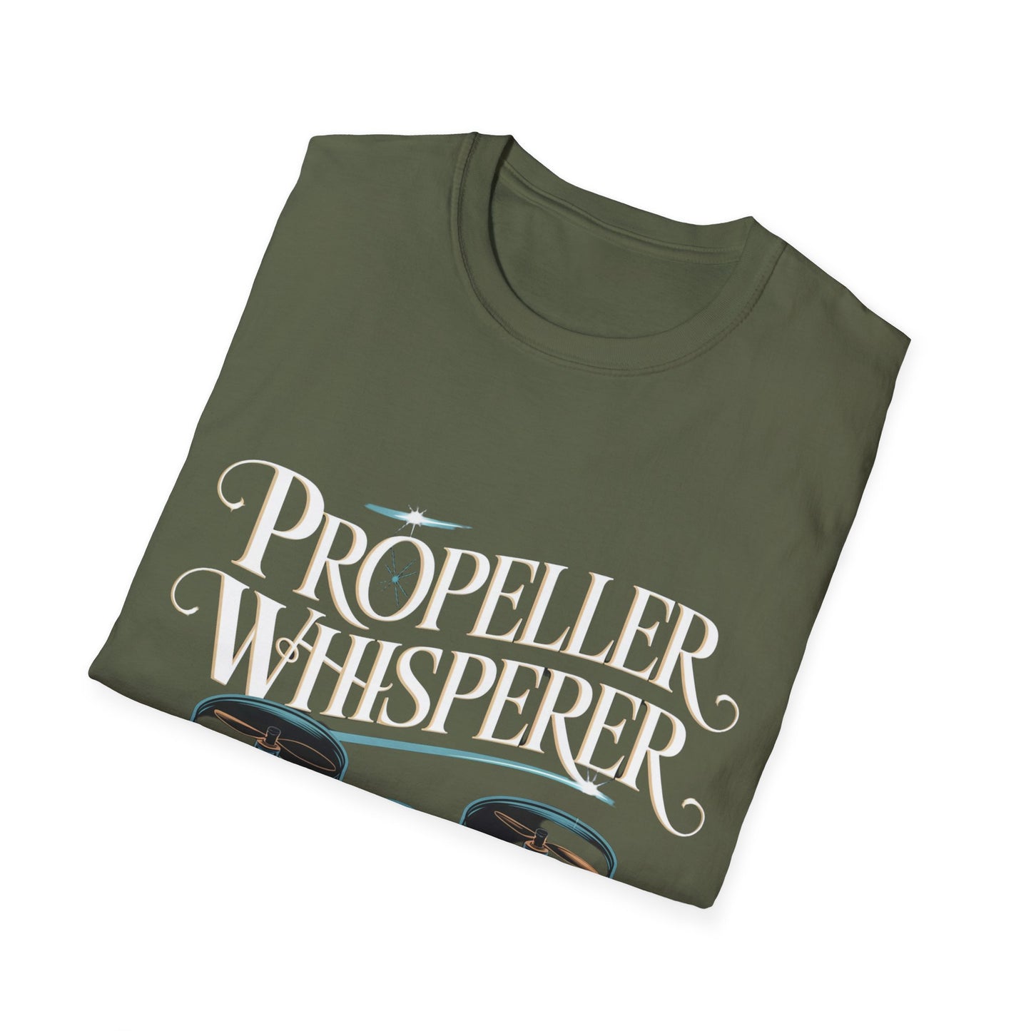 “Propeller Whisperer” Elegant Drone T-Shirt