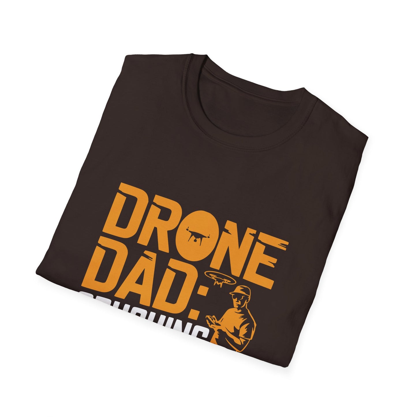 "Drone Dad: Crushing Airspace One Flight at a Time" V3 Bold T-Shirt