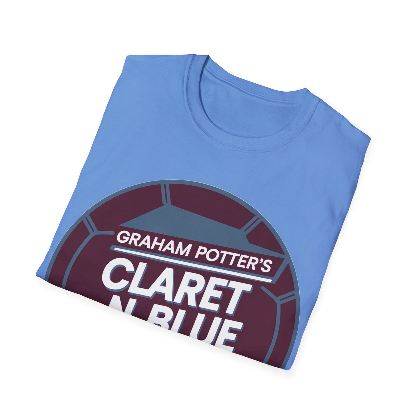 Football T-Shirt - West Ham United "Graham Potters Clarat n Blue Army" V2