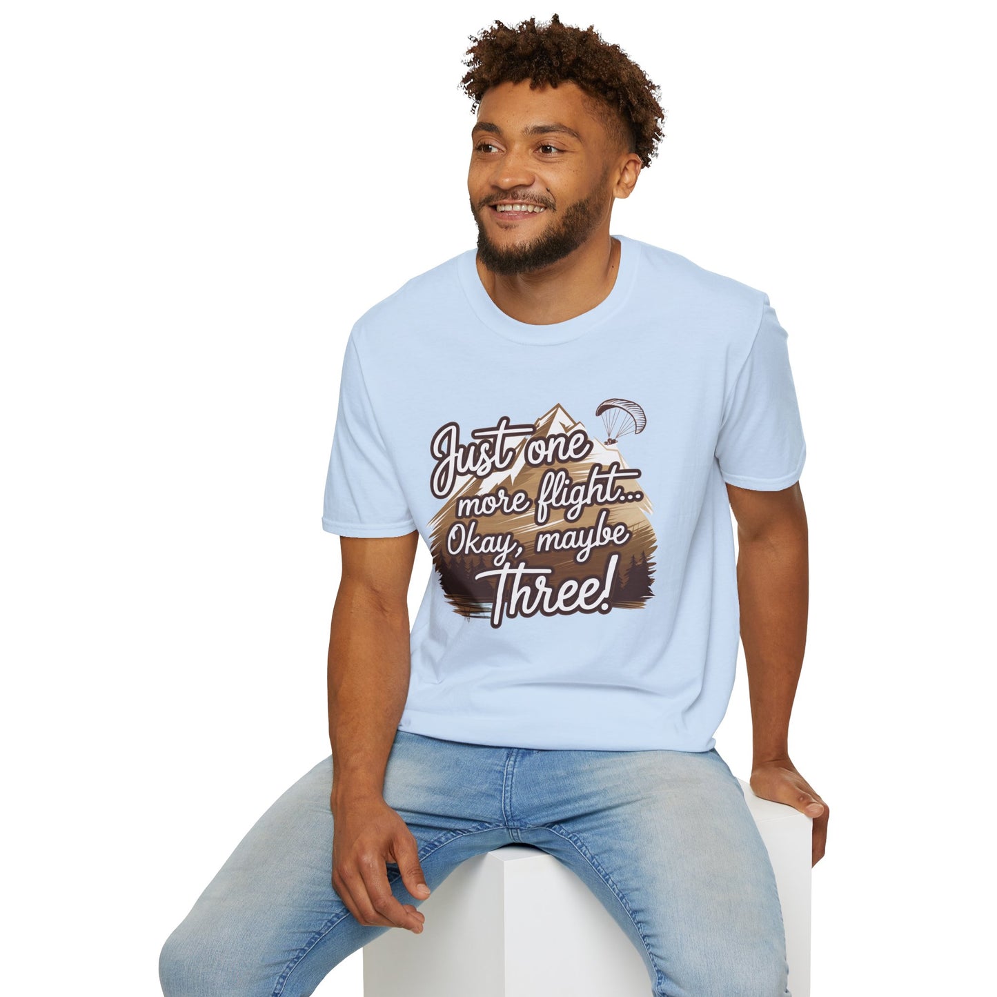 "Just One More Flight… Okay, Maybe Three" - Funny Paragliding T-Shirt - V3