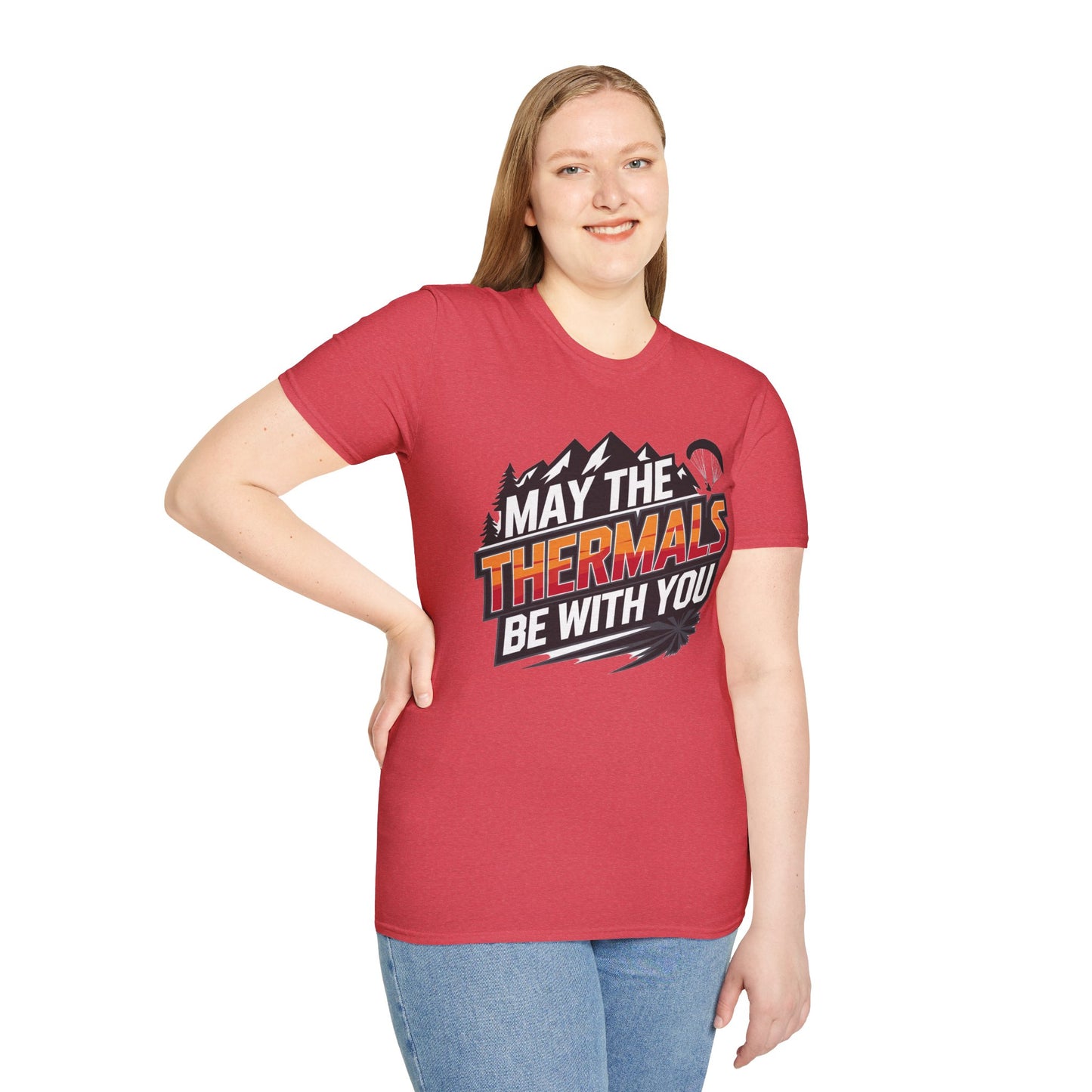 "May the Thermals Be With You" - Inspirational Paragliding T-Shirt