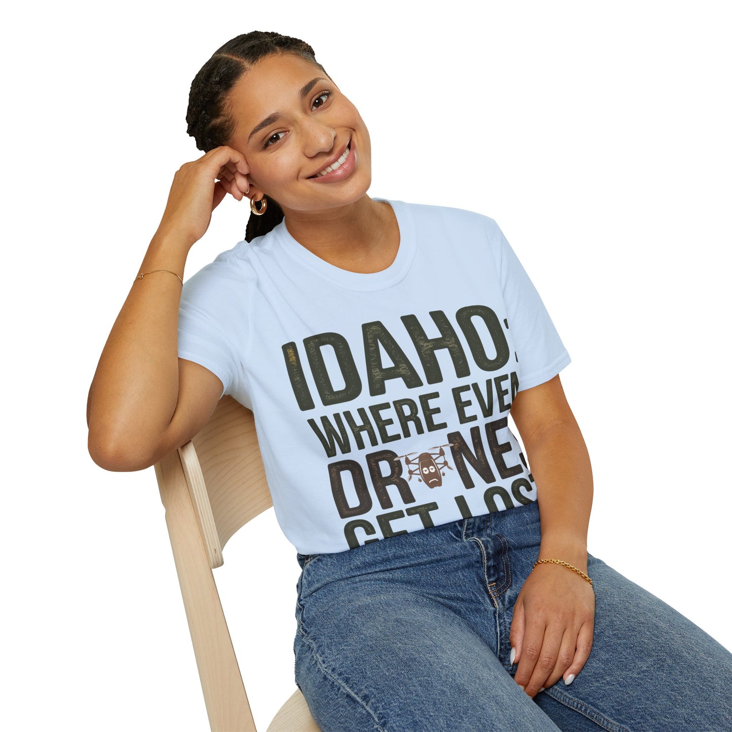 "Idaho: Where Even the Drones Get Lost!" - Drone Enthusiast T-Shirt - V2