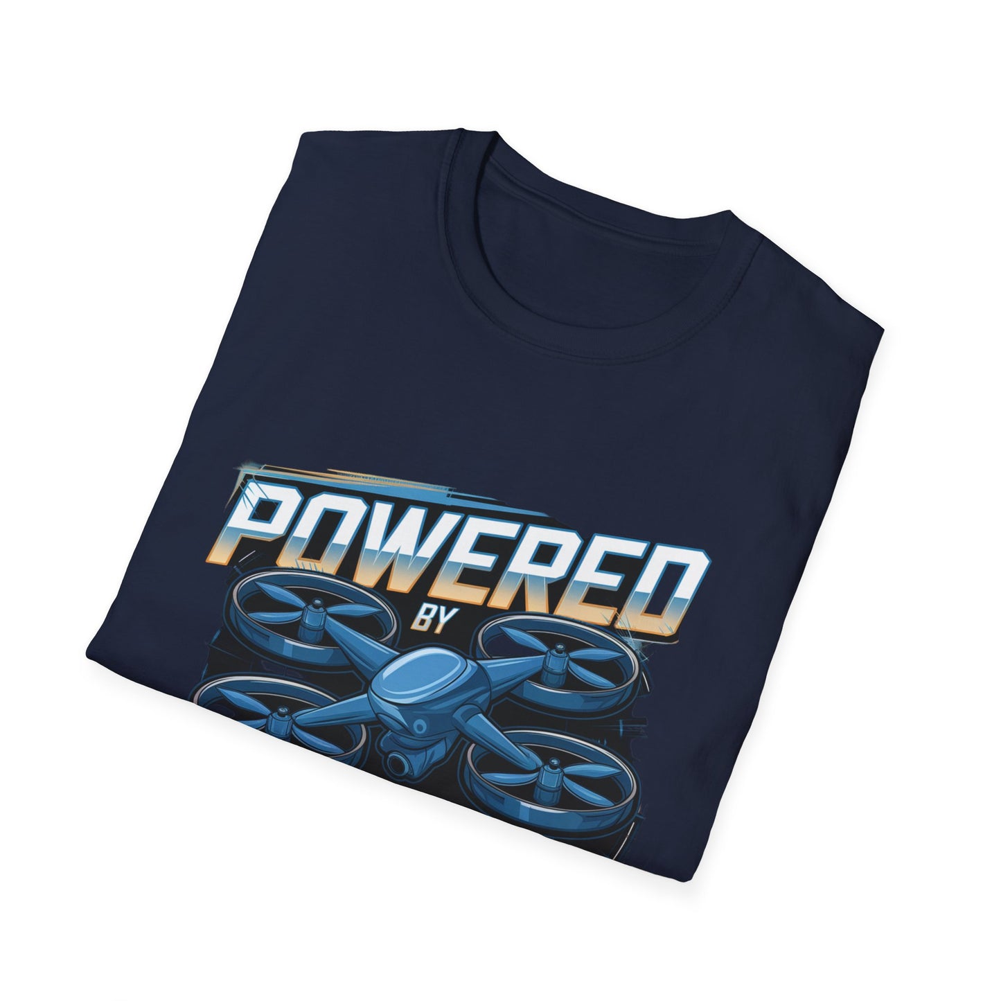 “Powered by Propellers and Passion” Inspirational Drone T-Shirt