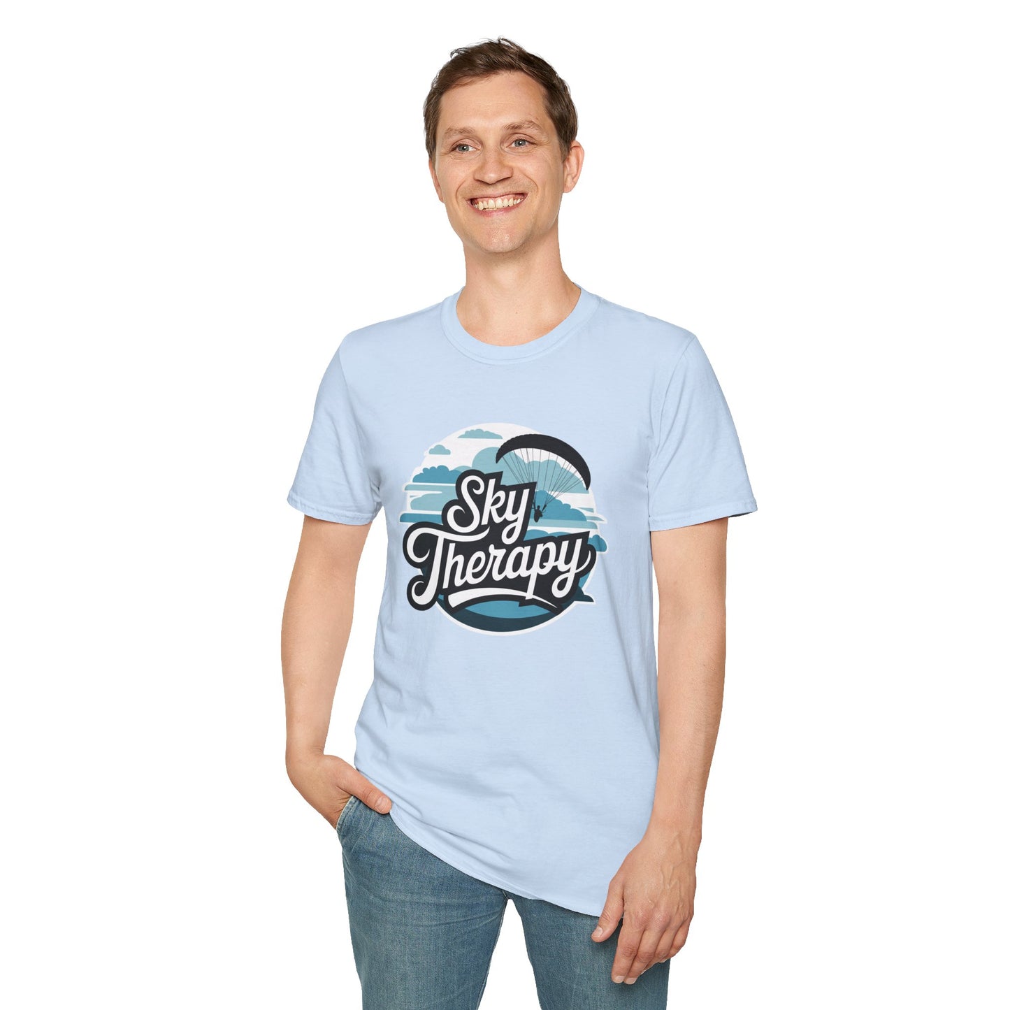 "Sky Therapy" - Inspirational Paragliding T-Shirt