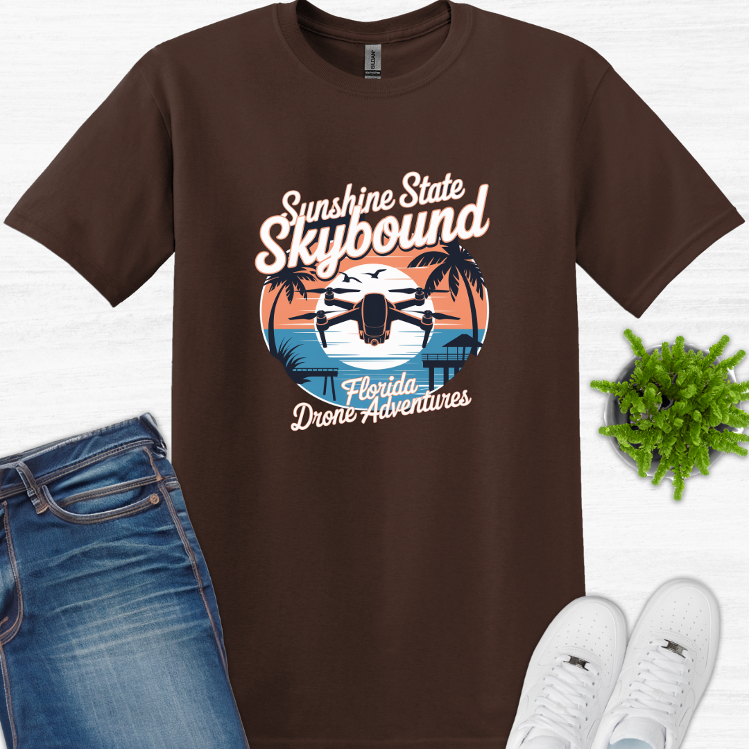 "Sunshine State Skybound" V3 – Florida Drone T-Shirt