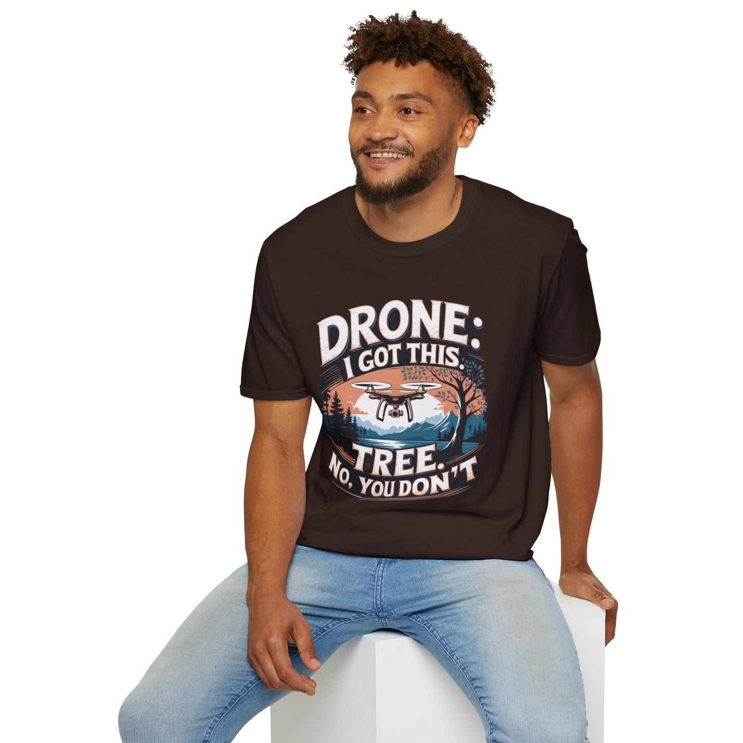 "Drone: I Got This… Tree: No, You Don’t!" - Funny Drone Pilot T-Shirt - V2