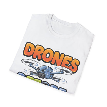 "Drones Before Phones" V2 Funny Drone T-Shirt