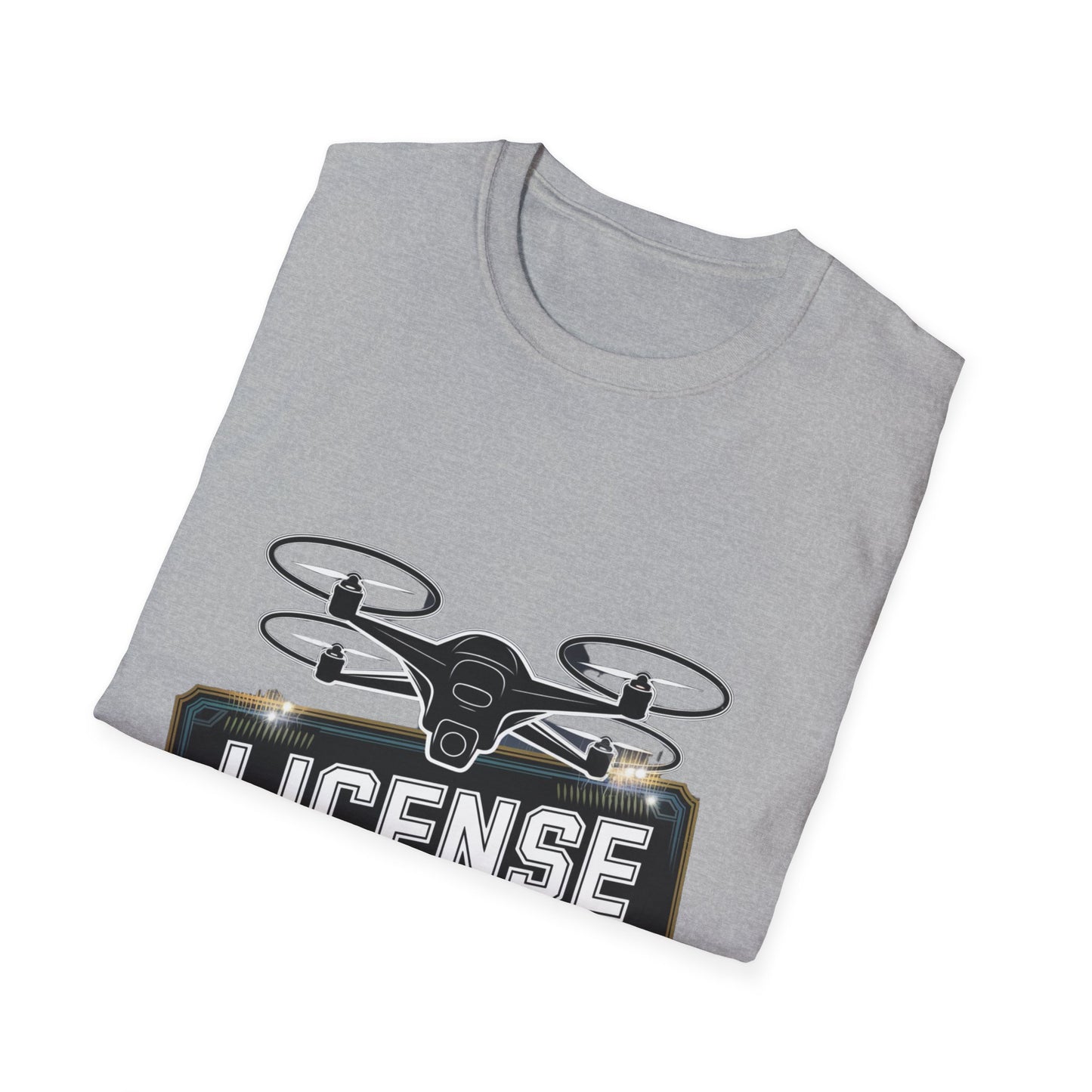 “License to Fly” Stylish Drone T-Shirt