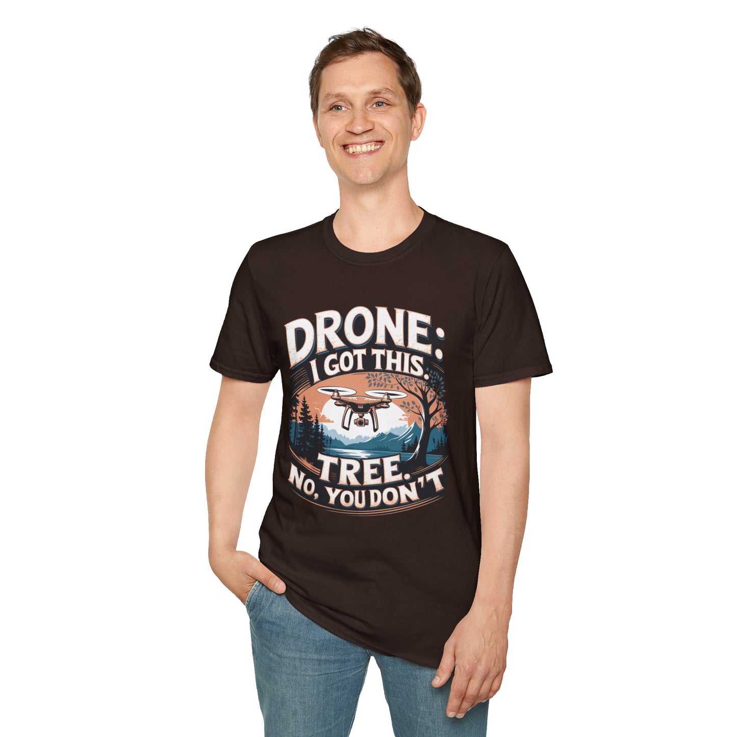 "Drone: I Got This… Tree: No, You Don’t!" - Funny Drone Pilot T-Shirt - V2