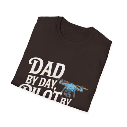 “Dad By Day, Pilot By Passion” V2 Drone Enthusiast T-Shirt