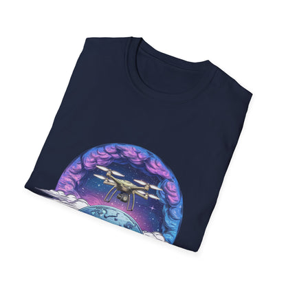 "The Sky Is Not the Limit, It’s My Playground" – Futuristic Drone Graphic T-Shirt