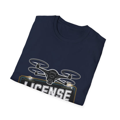 “License to Fly” Stylish Drone T-Shirt