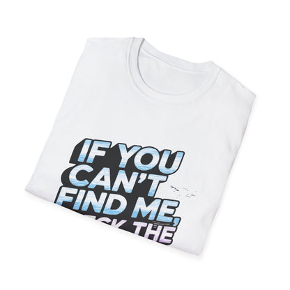 "If You Can’t Find Me, Check the Skies" Futuristic Drone T-Shirt