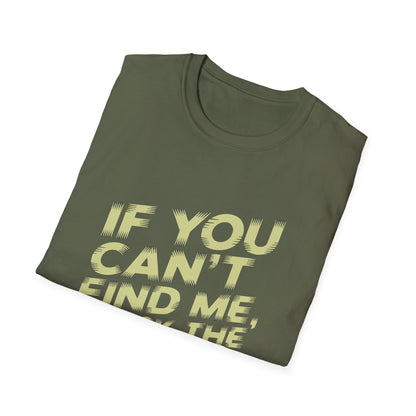 "If You Can’t Find Me, Check the Skies" Futuristic Drone T-Shirt V2