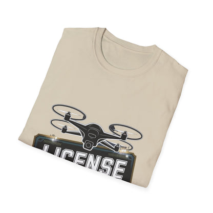 “License to Fly” Stylish Drone T-Shirt