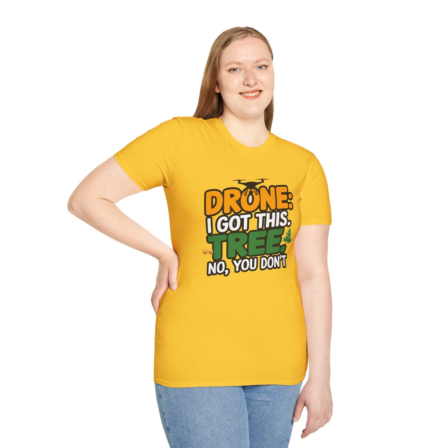 "Drone: I Got This… Tree: No, You Don’t!" - Funny Drone Pilot T-Shirt