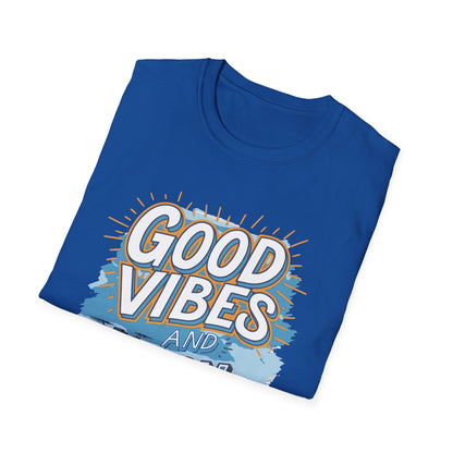 "Good Vibes and High Skies" V2 Cheerful Drone T-Shirt