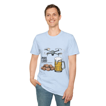 "Spuds & Suds – The Idaho Drone Pilot’s Survival Kit!"  - Funny Drone T-Shirt V1