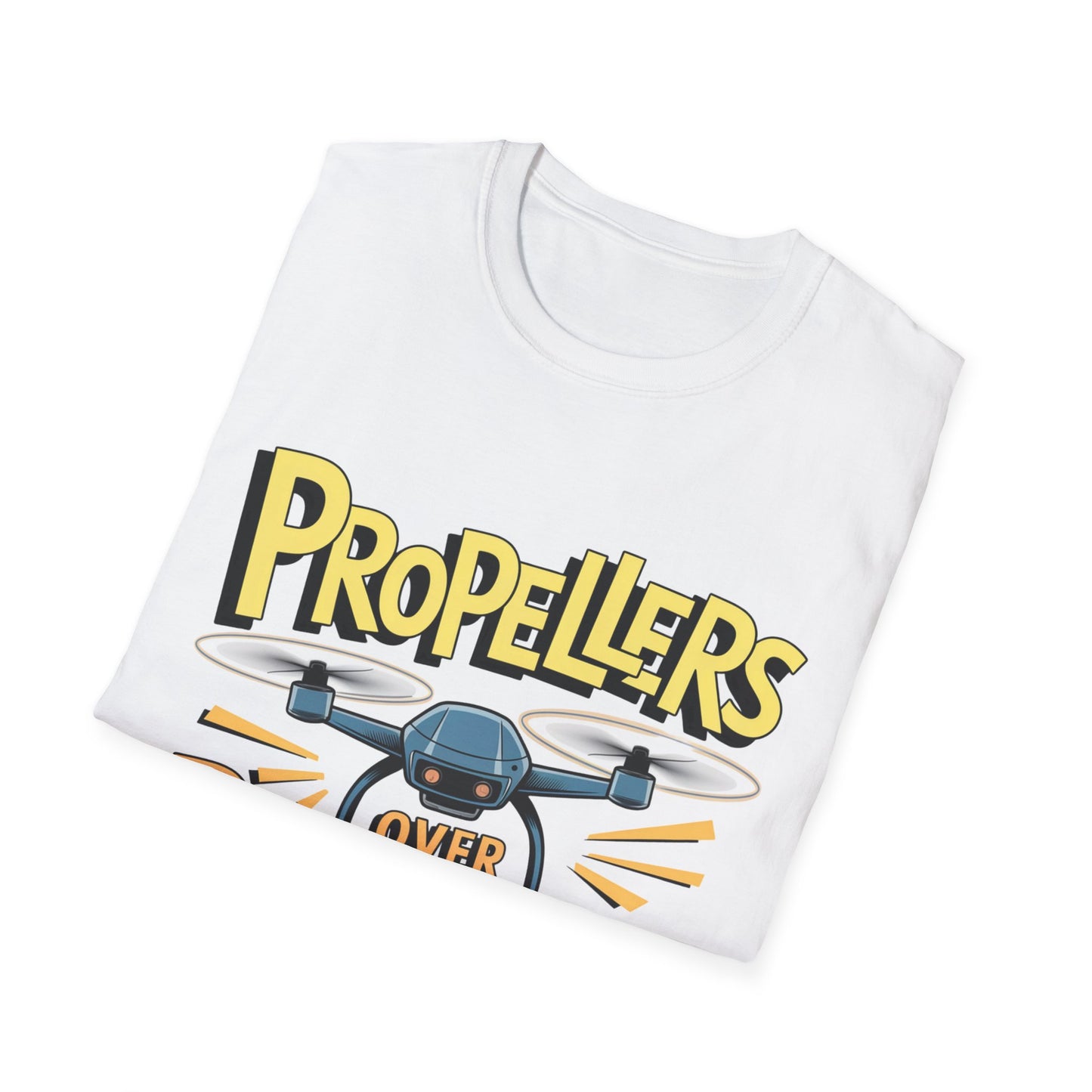 “Propellers Over Problems” Drone T-Shirt