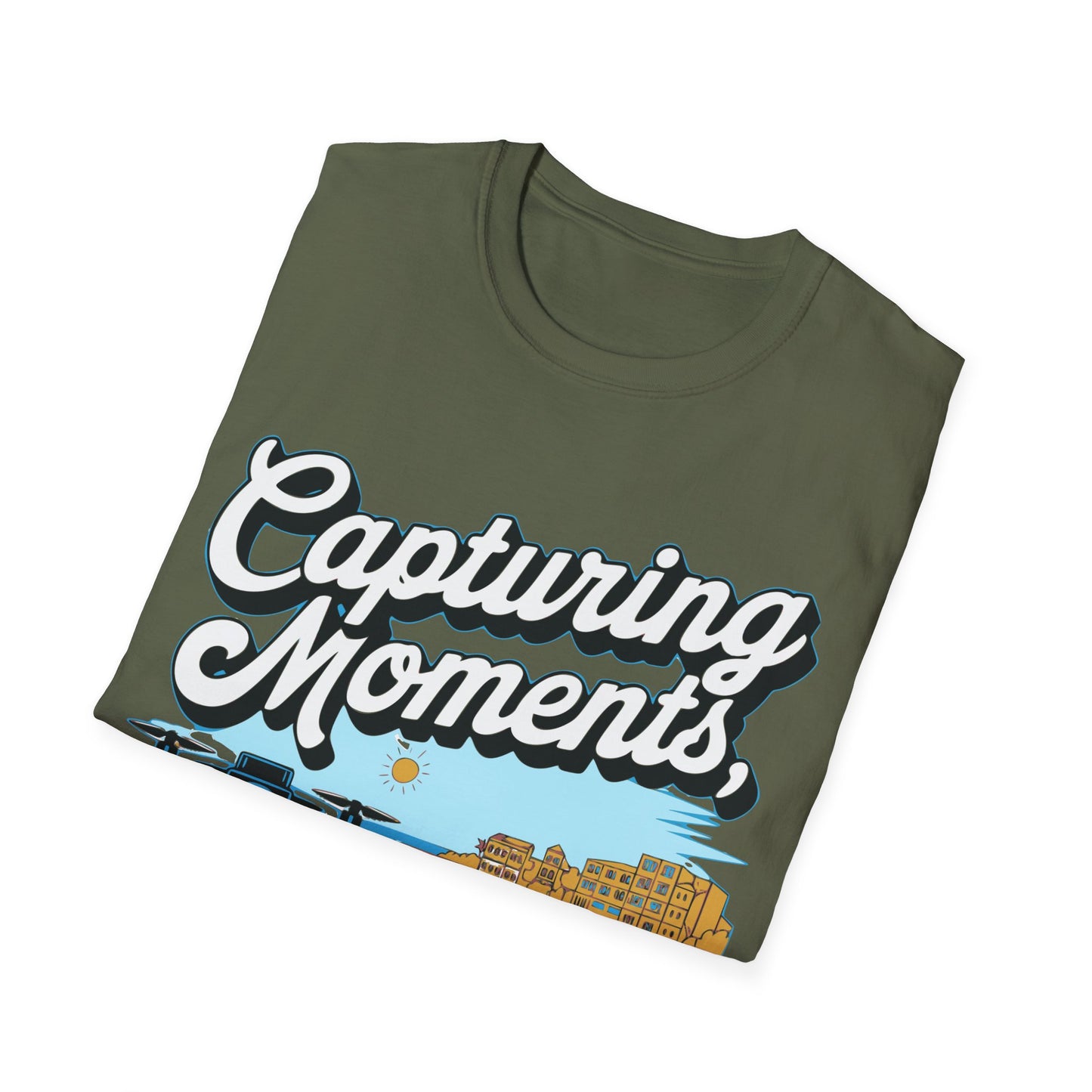 "Capturing Moments, One Drone at a Time" Inspirational T-Shirt