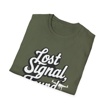 "Lost Signal, Found Serenity" Calming Drone T-Shirt