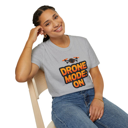 "Drone Mode: ON" - Drone Pilot T-Shirt - V1