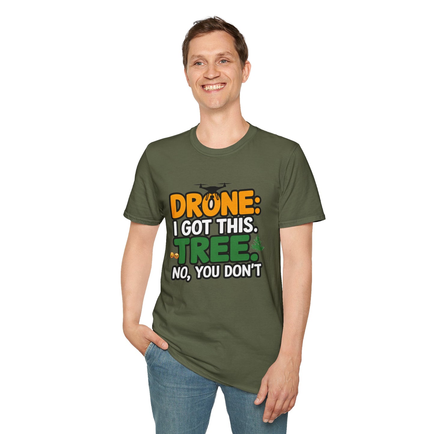 "Drone: I Got This… Tree: No, You Don’t!" - Funny Drone Pilot T-Shirt