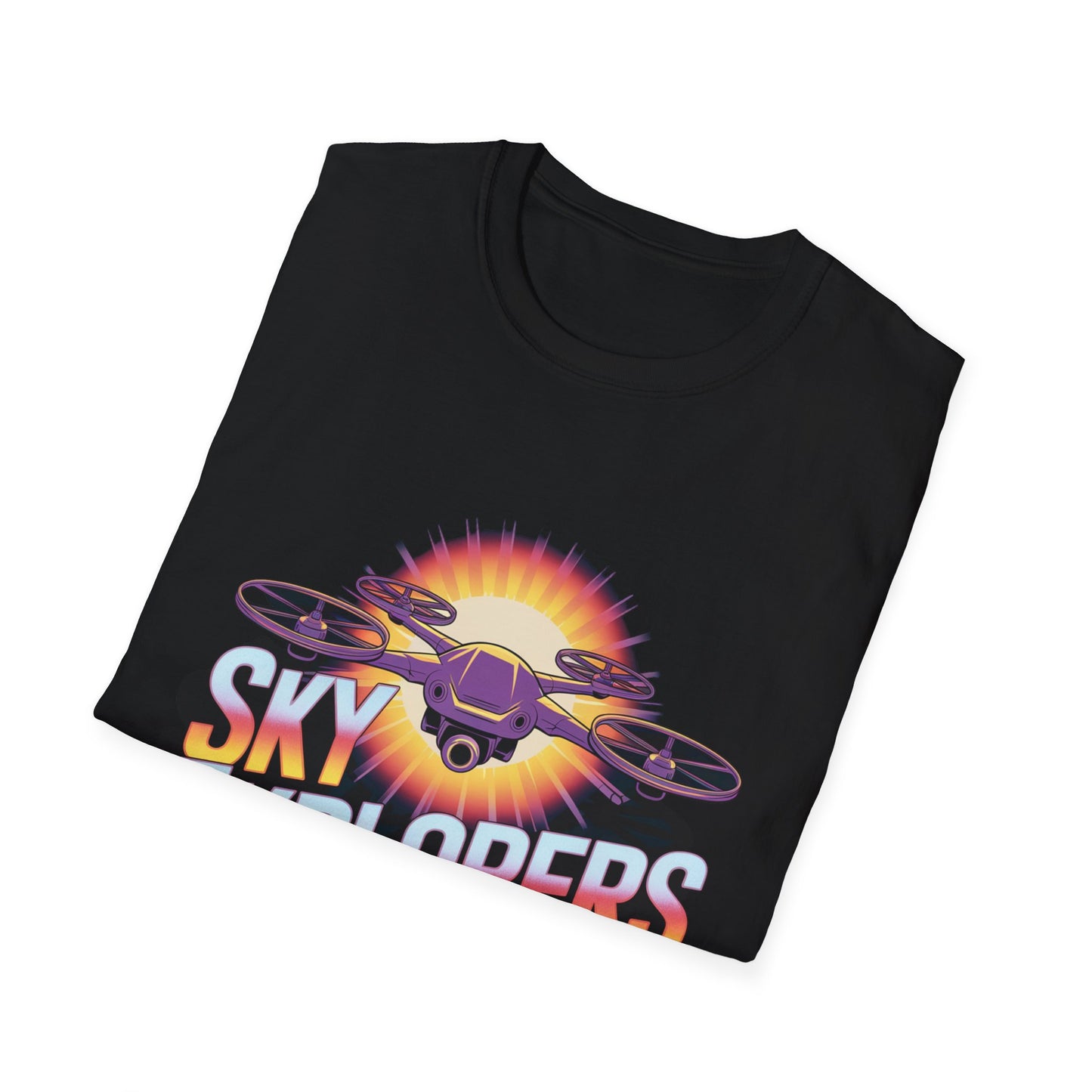 "Sky Explorers Since Birth" Inspirational Drone T-Shirt