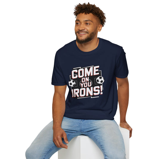 West Ham T-Shirt "Come On You Irons!" V2 Unisex