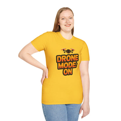 "Drone Mode: ON" - Drone Pilot T-Shirt - V1