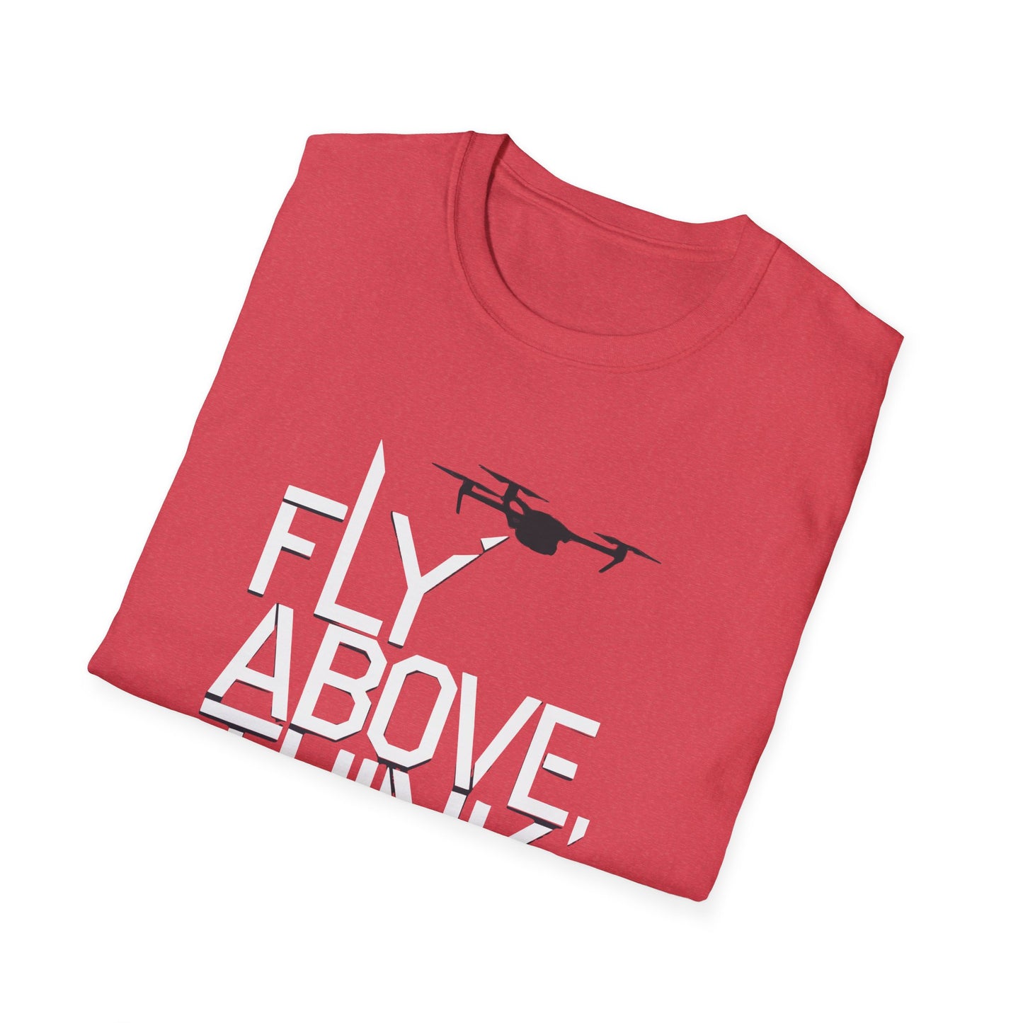 "Fly Above, Think Beyond" Minimalist Drone T-Shirt