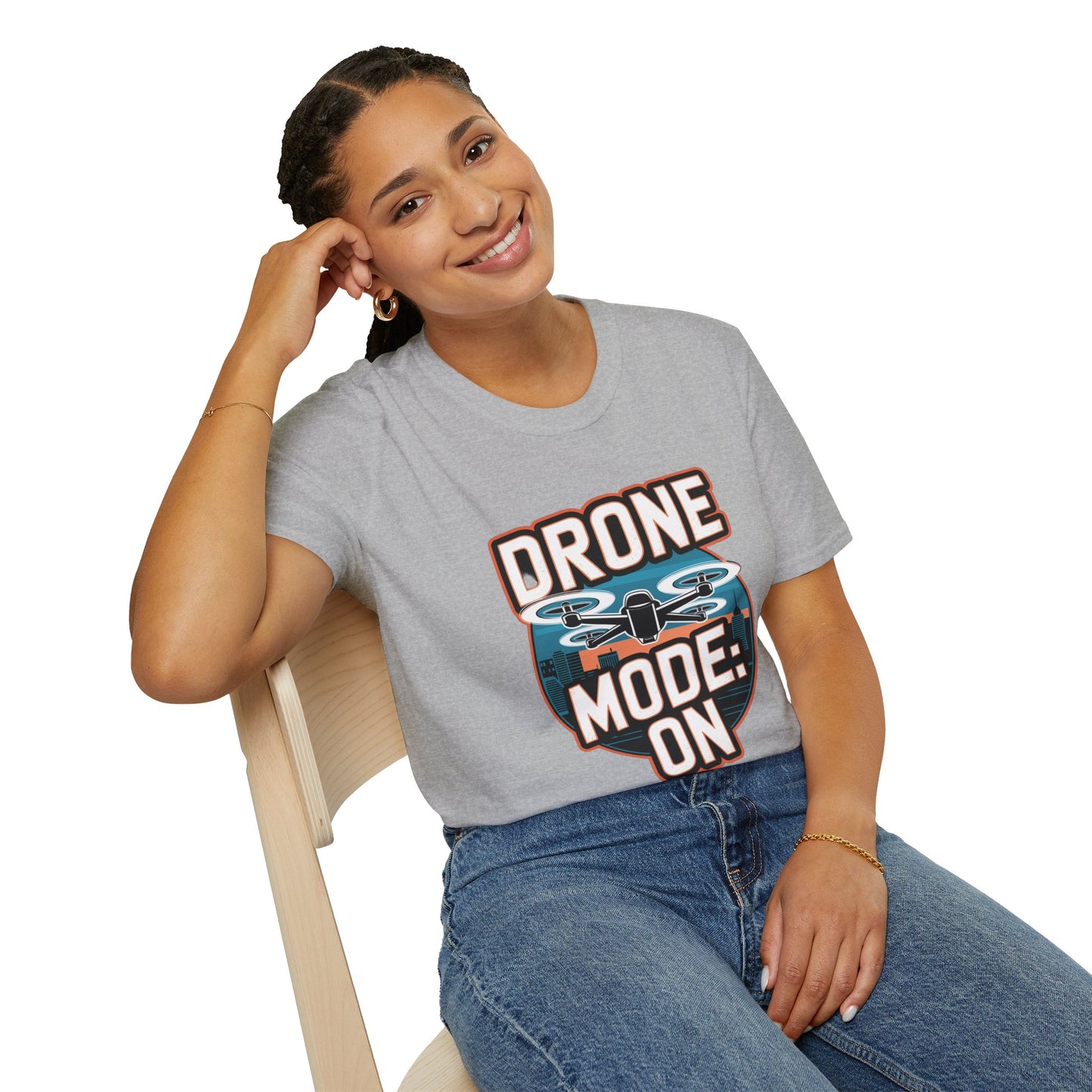 "Drone Mode: ON" - Drone Pilot T-Shirt - V2