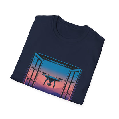 "Chasing Views, Not Deadlines" Inspirational Drone Enthusiast T-Shirt