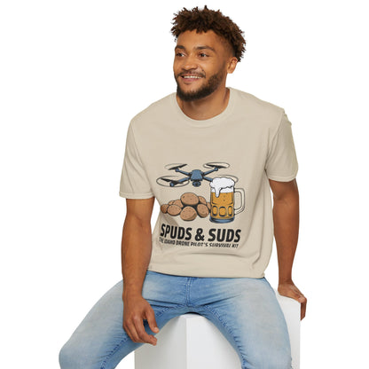 "Spuds & Suds – The Idaho Drone Pilot’s Survival Kit!"  - Funny Drone T-Shirt V3