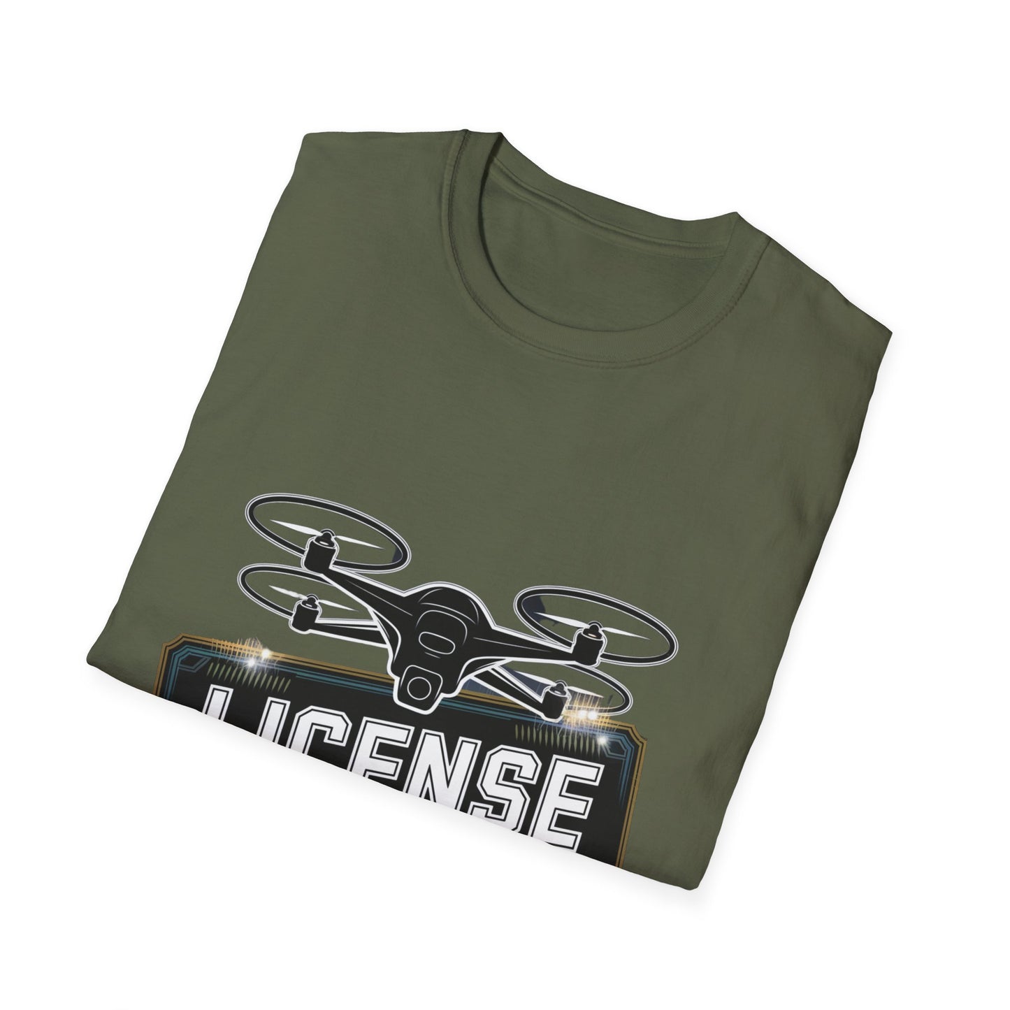 “License to Fly” Stylish Drone T-Shirt