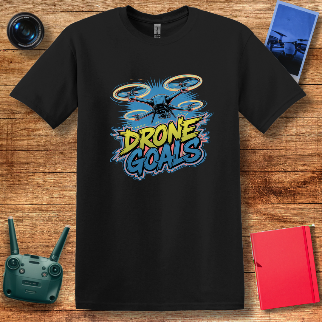 "Drone Goals" – Funny Drone Enthusiast T-Shirt