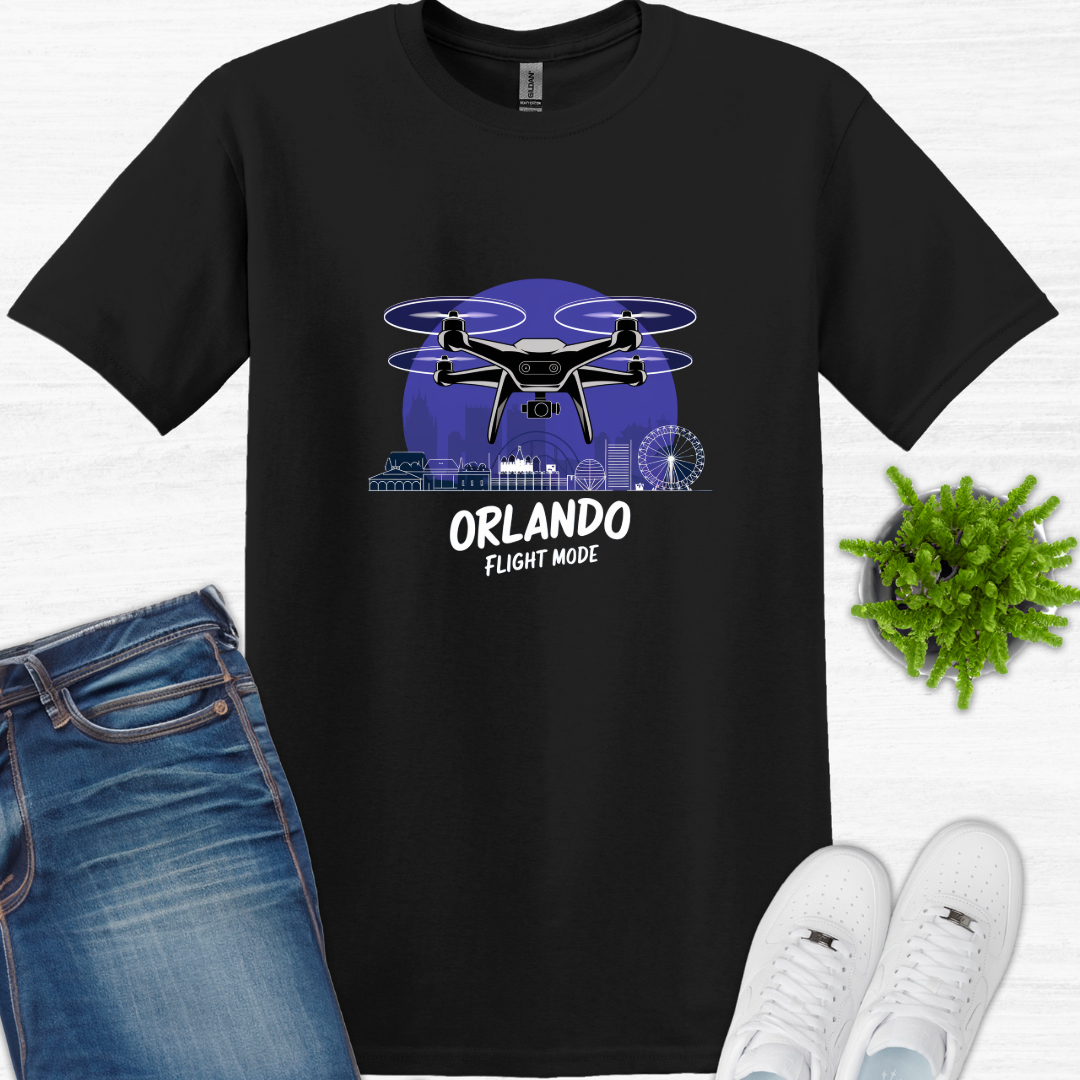 "Orlando Flight Mode" – Florida Drone Pilot T-Shirt