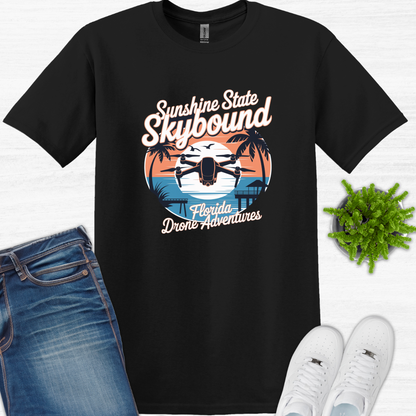 "Sunshine State Skybound" V2 – Florida Drone T-Shirt