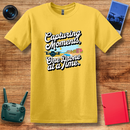 "Capturing Moments, One Drone at a Time" Inspirational T-Shirt