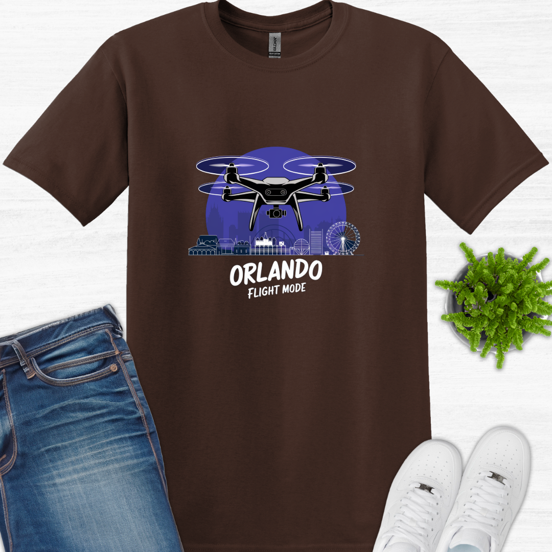 "Orlando Flight Mode" – Florida Drone Pilot T-Shirt