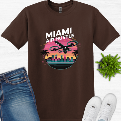 "Miami Air Hustle" – Florida Drone Pilot T-Shirt