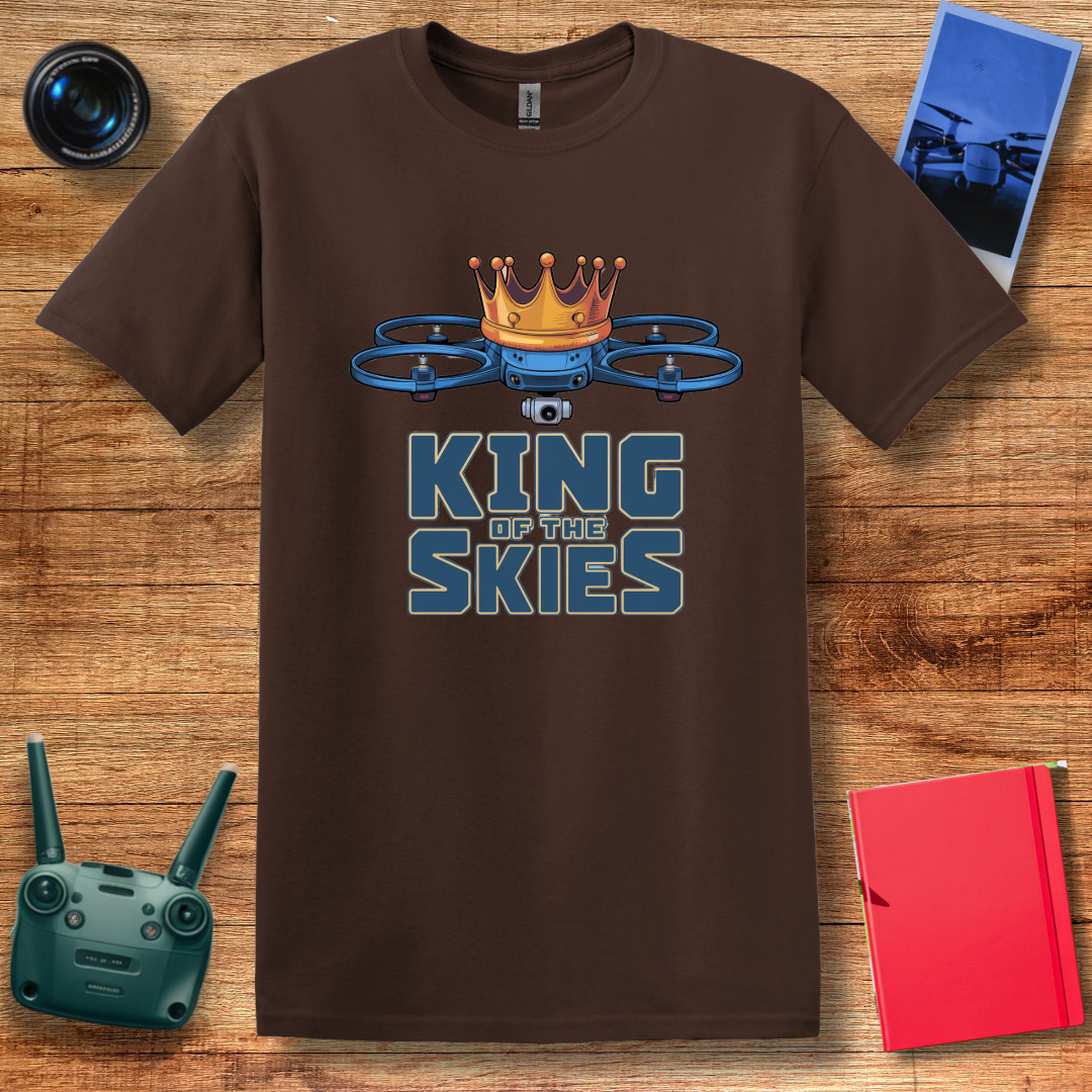 “King of the Skies” Drone Enthusiast T-Shirt