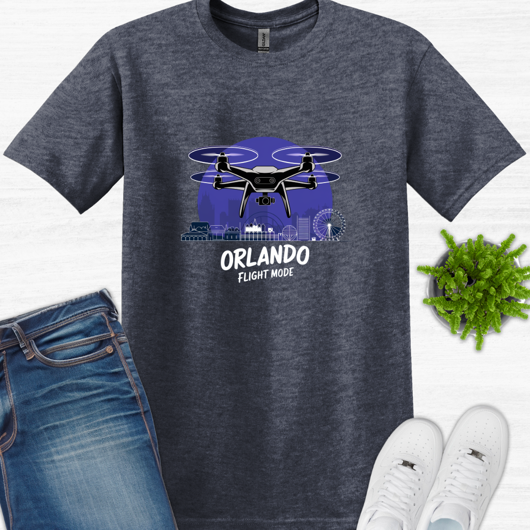 "Orlando Flight Mode" – Florida Drone Pilot T-Shirt