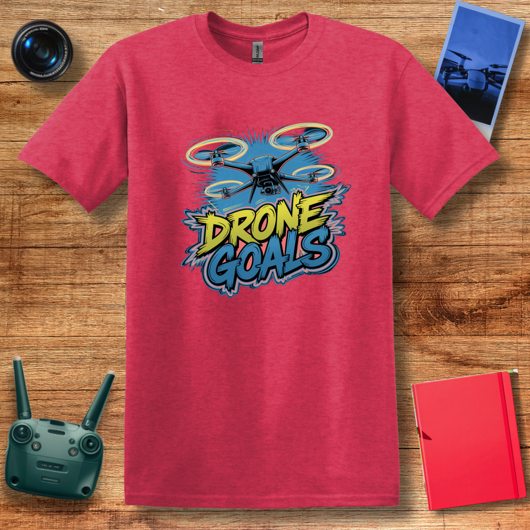 "Drone Goals" – Funny Drone Enthusiast T-Shirt