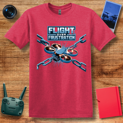 "Flight Over Frustration" V2 – Funny Drone EnthusiastT-Shirt