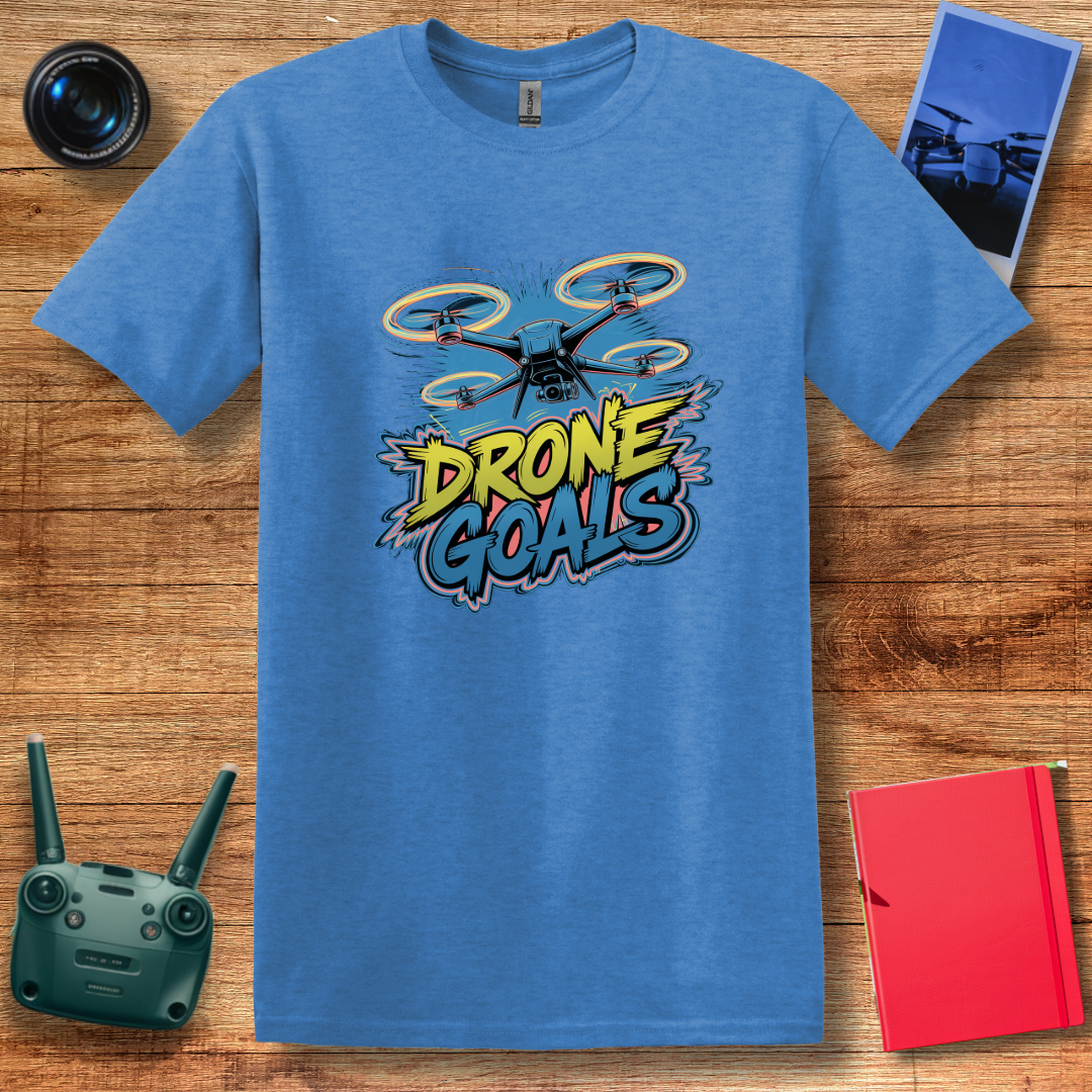 "Drone Goals" – Funny Drone Enthusiast T-Shirt