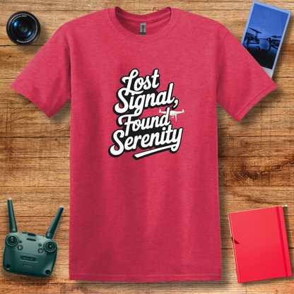 "Lost Signal, Found Serenity" Calming Drone T-Shirt