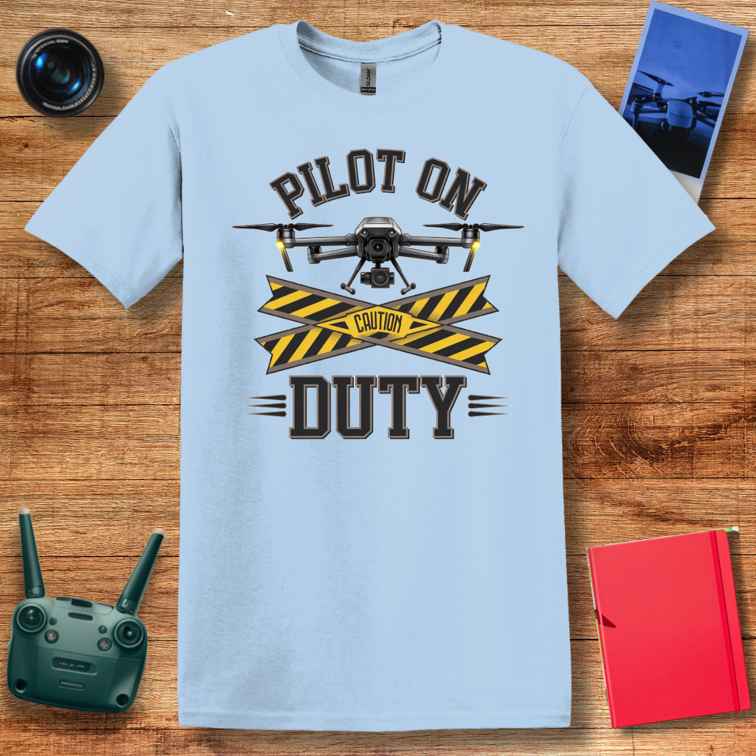 “Pilot on Duty” Bold Drone T-Shirt