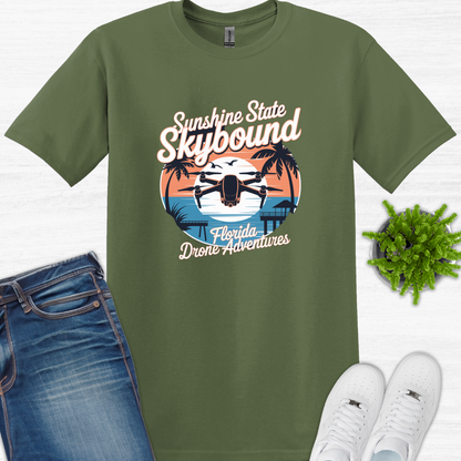 "Sunshine State Skybound" V2 – Florida Drone T-Shirt