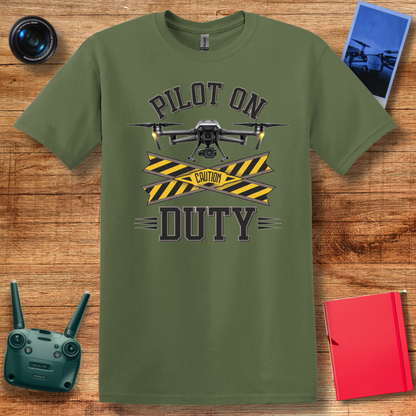 “Pilot on Duty” Bold Drone T-Shirt